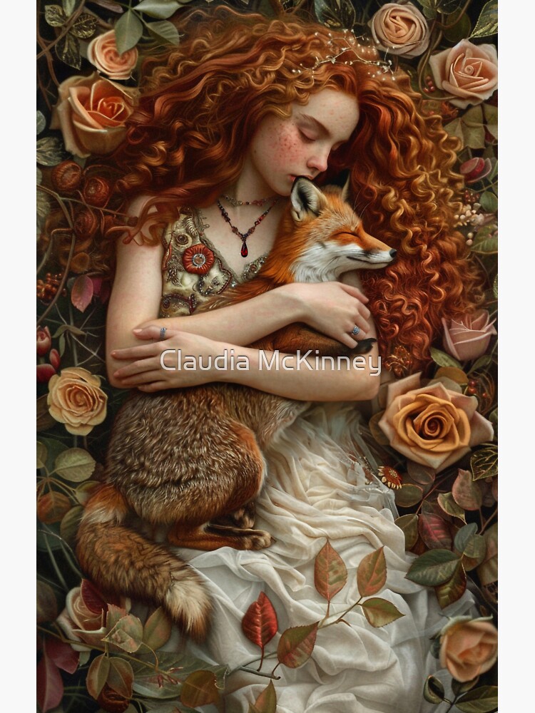 Thumbnail 3 of 3, Sticker, Autumn's Fire designed and sold by phatpuppyart.