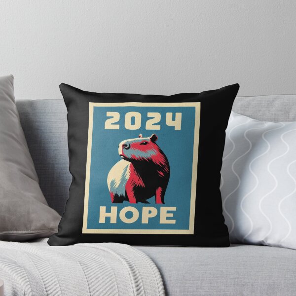 Item preview, Capybara For 2024 Message Of Hope Election Campaign designed and sold by franzandsabina.