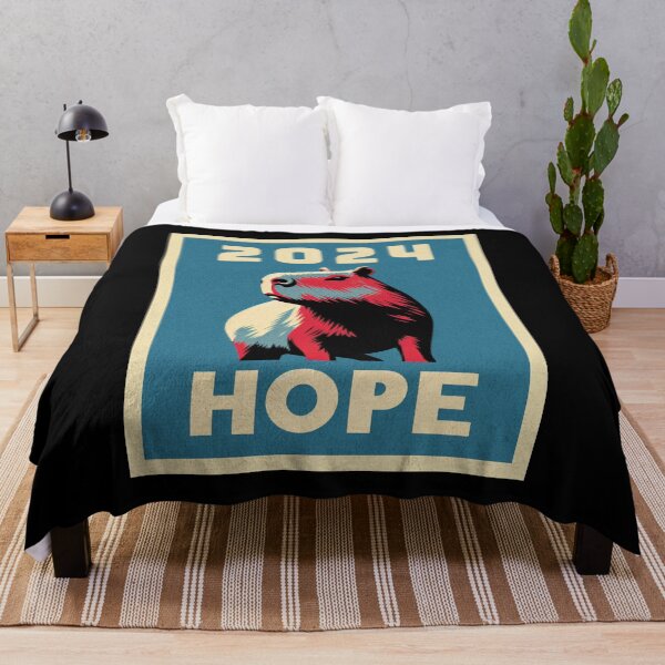 Item preview, Capybara For 2024 Message Of Hope Election Campaign designed and sold by franzandsabina.
