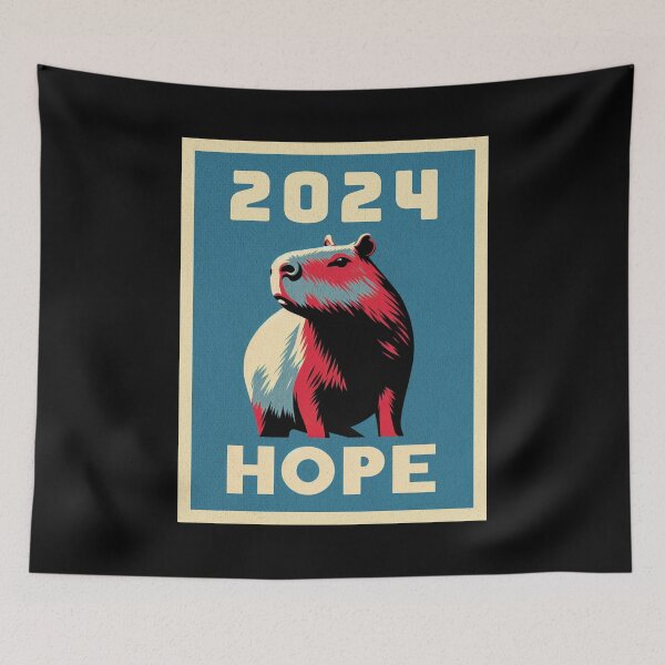 Item preview, Capybara For 2024 Message Of Hope Election Campaign designed and sold by franzandsabina.