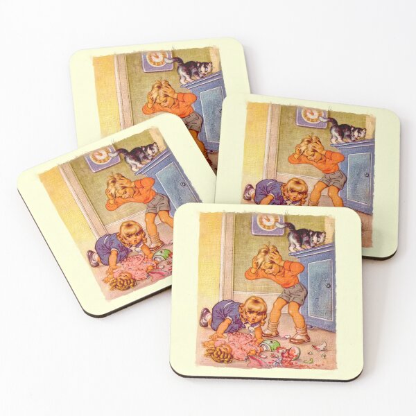 Item preview, Dolly has an accident, vintage illustration designed and sold by stevepaint.