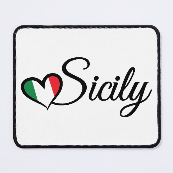 Item preview, Sicily Italian Flag Heart designed and sold by Freshinkshop.