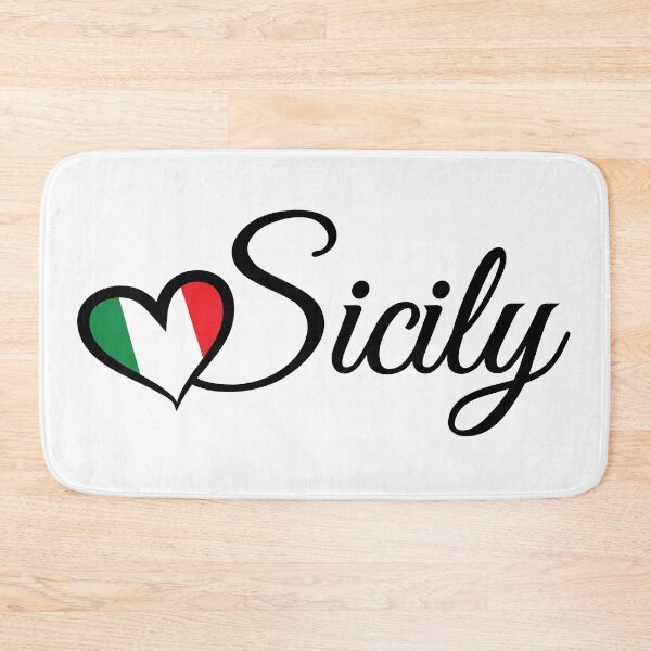 Item preview, Sicily Italian Flag Heart designed and sold by Freshinkshop.