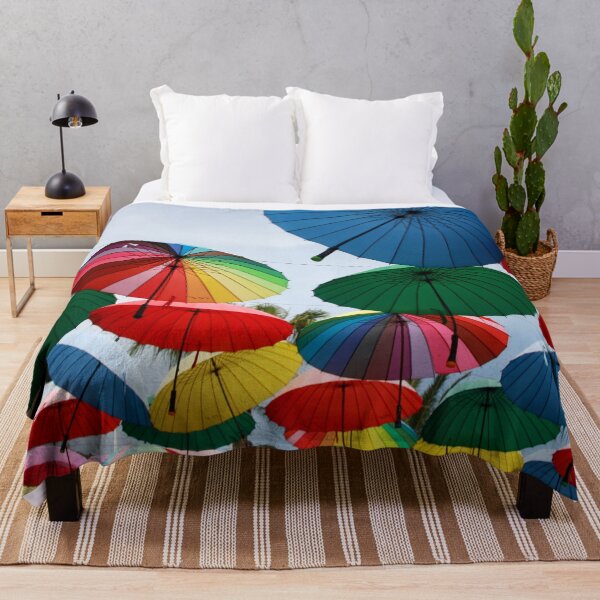 Item preview, Street Decorated With Colored Umbrellas designed and sold by taiche.