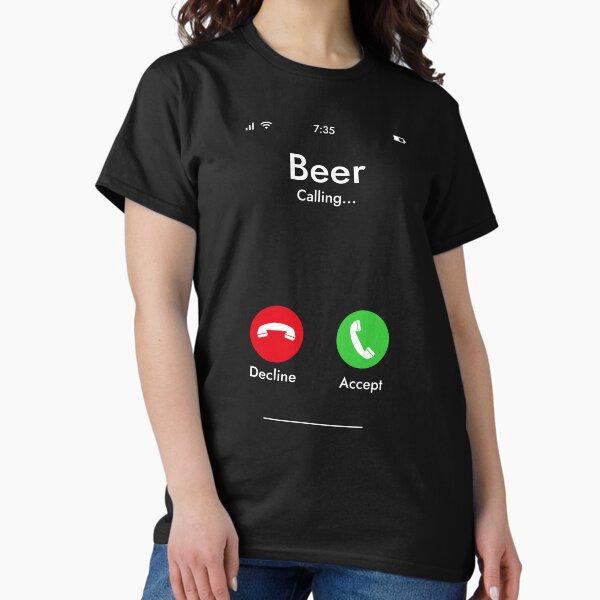 Item preview, Beer Calling... - Beer Lovers designed and sold by SloganArtist.