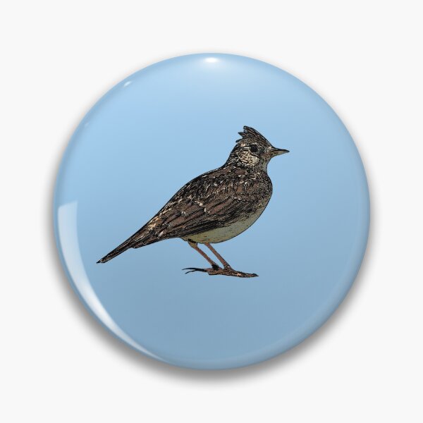 Item preview, Eurasian Skylark Black Alternate Design  designed and sold by designsasstultd.