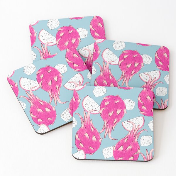 Item preview, Dragonfruit on a light blue background designed and sold by Alex  Blud.
