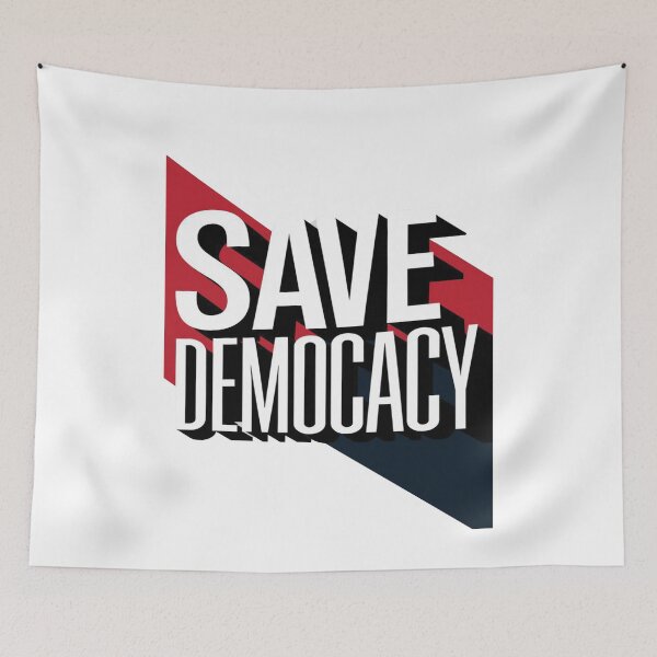 Item preview, save democracy designed and sold by leenstoore.