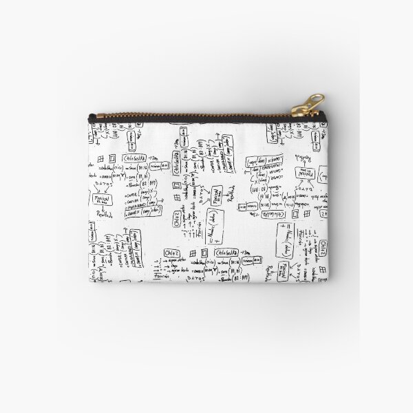Item preview, Blackboard Algorithms Black and White Pattern designed and sold by DFLC Prints.