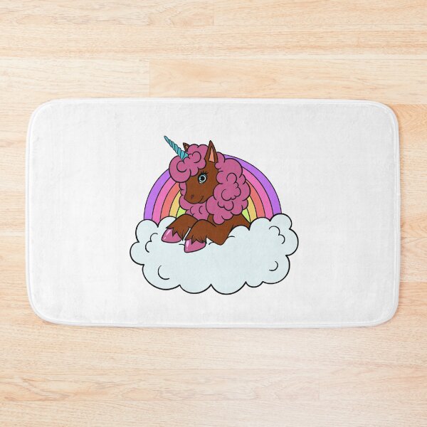 Item preview, Pink Afro Unicorn with Rainbow | T-Shirt for Girls designed and sold by Shakira Rivers.