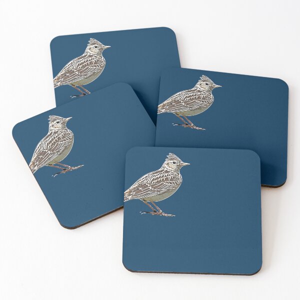 Item preview, Eurasian Skylark White Alternate Design  designed and sold by designsasstultd.