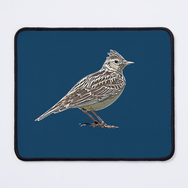 Item preview, Eurasian Skylark White Alternate Design  designed and sold by designsasstultd.