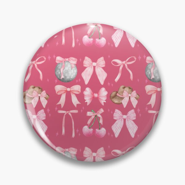 Item preview, Cowgirl Bows, Ribbon Coquette Bows pattern, Pink Aesthetic Pattern , coquette aesthetic pattern, designed and sold by Lam Assia.