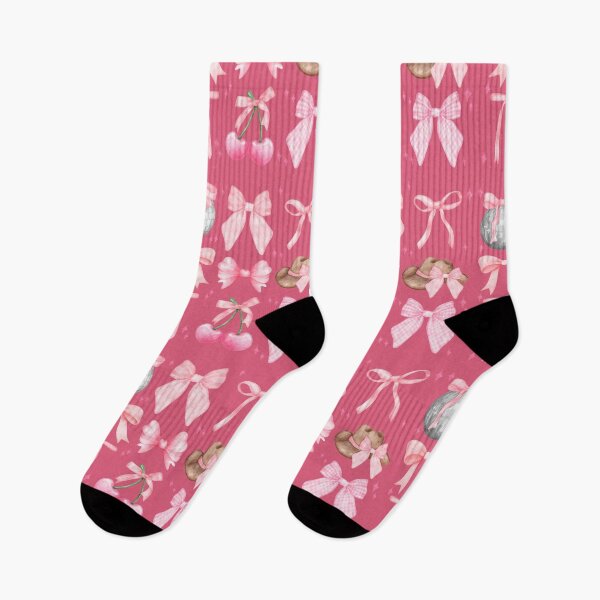Item preview, Cowgirl Bows, Ribbon Coquette Bows pattern, Pink Aesthetic Pattern , coquette aesthetic pattern, designed and sold by Lam Assia.