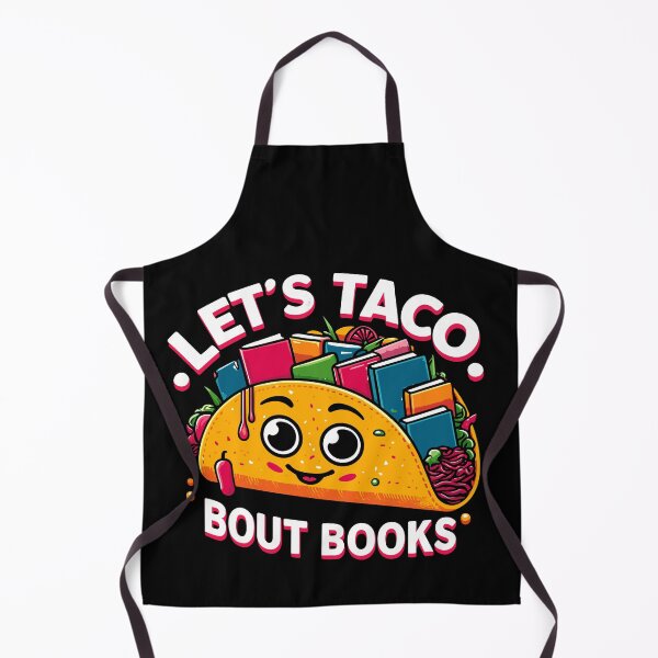 Item preview, Let's Taco About Books Funny Mexican Pun Bookworm Bookish designed and sold by Dressed For  Duty.