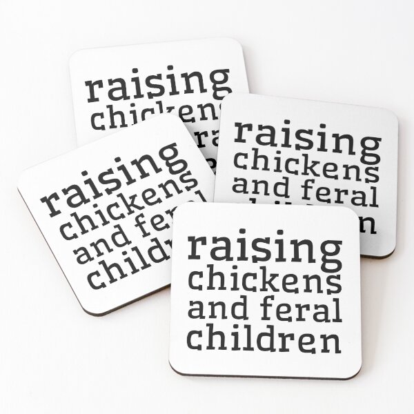Item preview, Chicken Graphic - Raising Chickens and Feral Children Funny Farmer Mama designed and sold by ZACK ART.