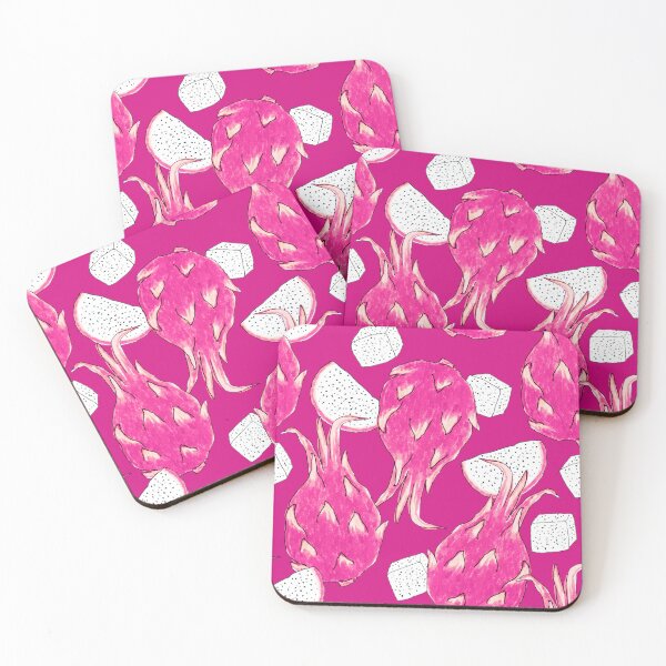 Item preview, Dragonfruit on a dark pink background designed and sold by Alex  Blud.