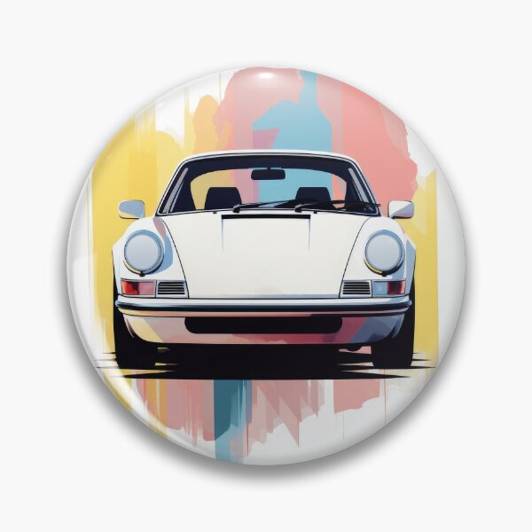 Item preview, Vintage 911 Watercolor pastel painting designed and sold by blackdogshop.