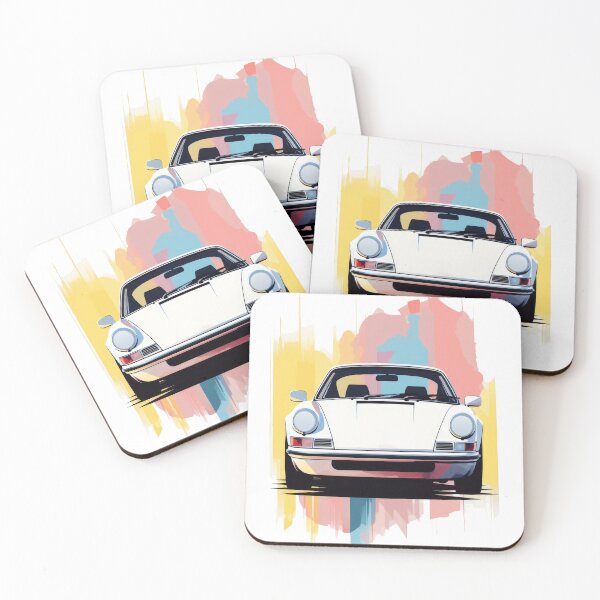 Item preview, Vintage 911 Watercolor pastel painting designed and sold by blackdogshop.