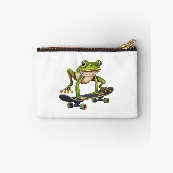 Item preview, Handstanding Skateboard Frog: A Splash of Color and Fun designed and sold by Colorful-Garden.
