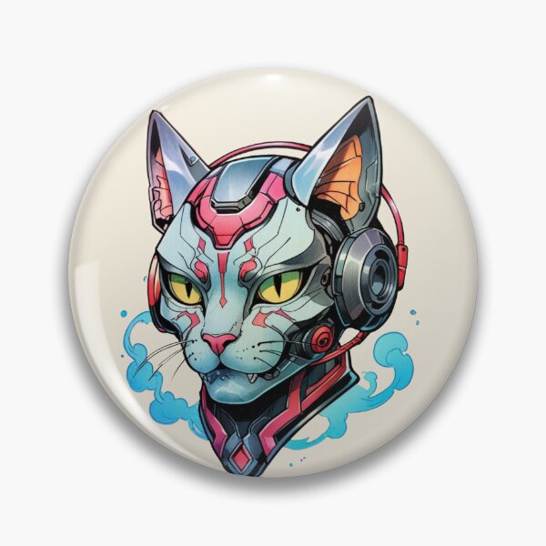 Item preview, Cyborg Cat designed and sold by ArtCraftLab.