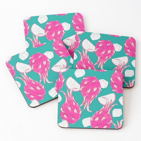 Item preview, Dragonfruit on a emerald background designed and sold by Alex  Blud.