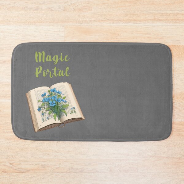 Item preview, Magic Portal vintage book with blue flowers botanic, design designed and sold by La Loca.