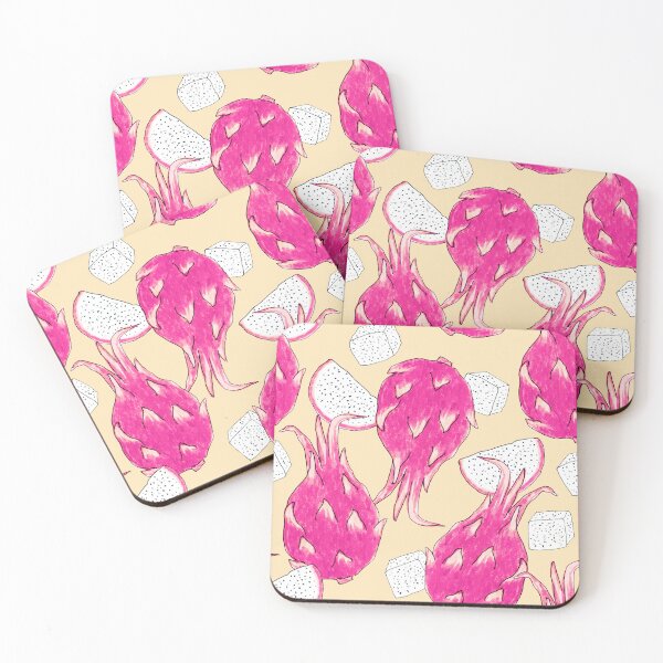 Item preview, Dragonfruit on a light yellow background designed and sold by Alex  Blud.