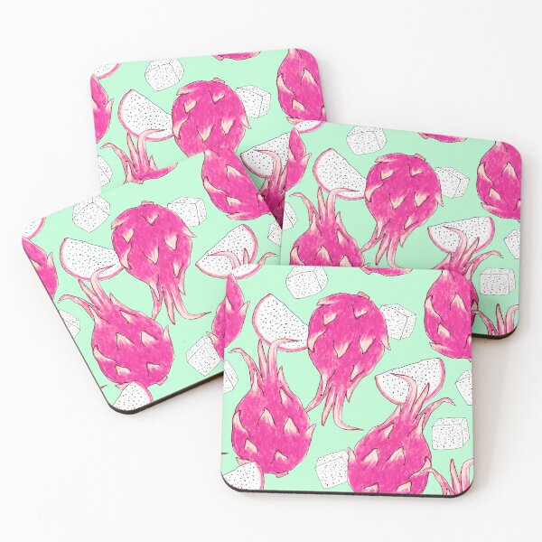 Item preview, Dragonfruit on a light green background designed and sold by Alex  Blud.