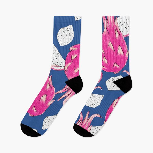 Item preview, Dragonfruit on a blue background designed and sold by Alex  Blud.
