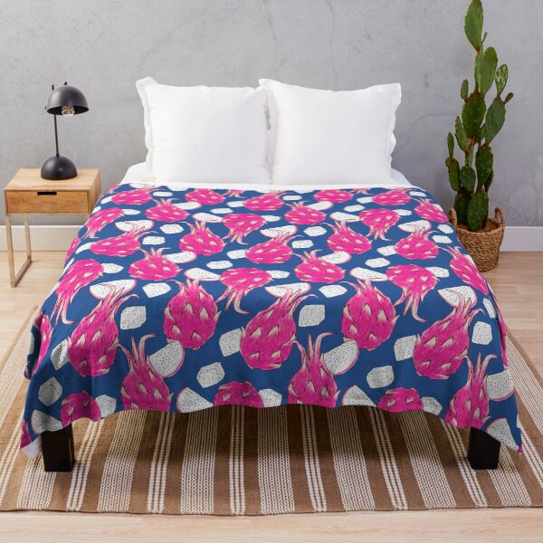Item preview, Dragonfruit on a blue background designed and sold by Alex Blud.