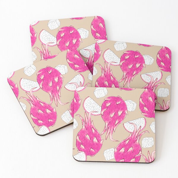 Item preview, Dragonfruit on a beige background designed and sold by Alex  Blud.