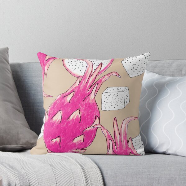 Item preview, Dragonfruit on a beige background designed and sold by Alex  Blud.