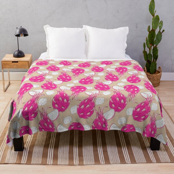 Item preview, Dragonfruit on a beige background designed and sold by Alex Blud.