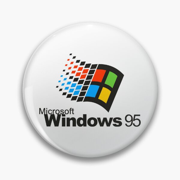 Vista previa del artículo con la obra «Logotipo retro vintage nostálgico de los años 90 y 80 de Windows 95», diseñado y vendido por victorsuarez.