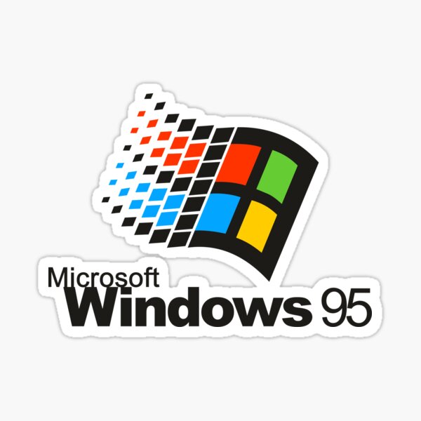 Item preview, Retro Vintage Nostalgic 90s 80s Windows 95 logo designed and sold by victorsuarez.