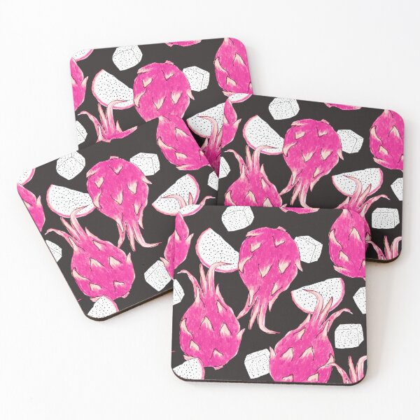 Item preview, Dragonfruit on a black background designed and sold by Alex  Blud.