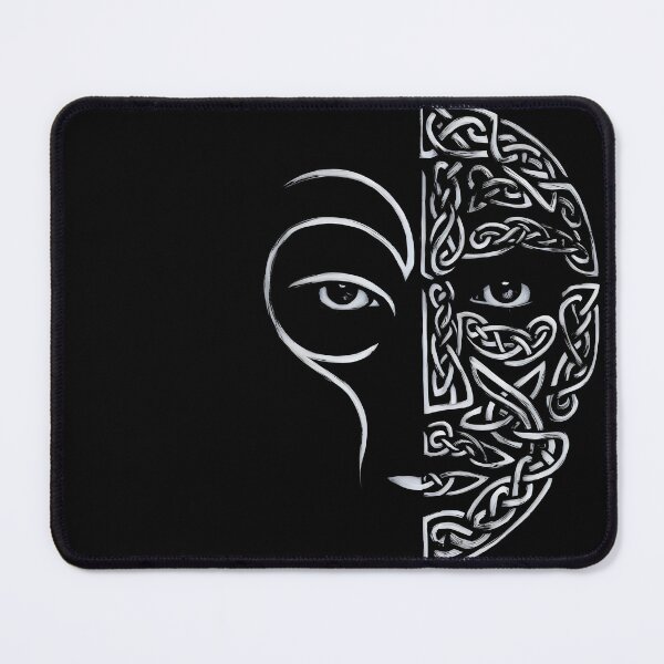Item preview, The Face of the Ancient Celt. Celtic Abstract Design designed and sold by CELTIC-DESIGNS.
