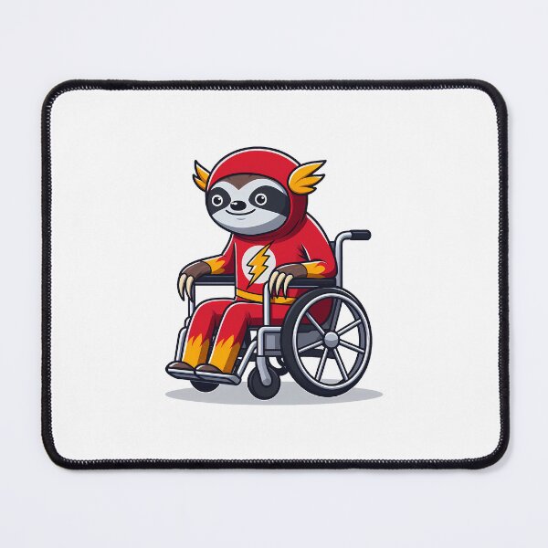 Item preview, FLASH SLOTH ON WHEELCHAIR designed and sold by cave-canvas.