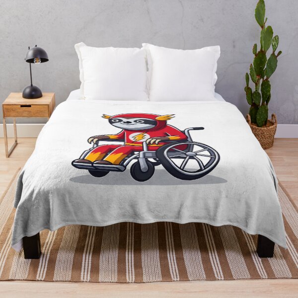 Item preview, FLASH SLOTH ON WHEELCHAIR designed and sold by cave-canvas.