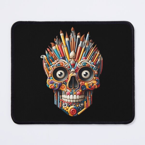 Item preview, Skull Halloween Artist Paintbrushes Artistic Painter Art designed and sold by clothesy7.