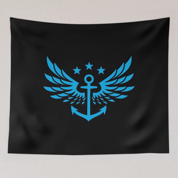 Item preview, Wings Anchor Seaman Military Emblem Sailor Crest designed and sold by Bronby.