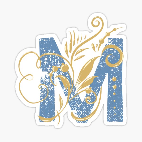 Item preview, M - Vintage letter for names starting with M designed and sold by Deepness2023.