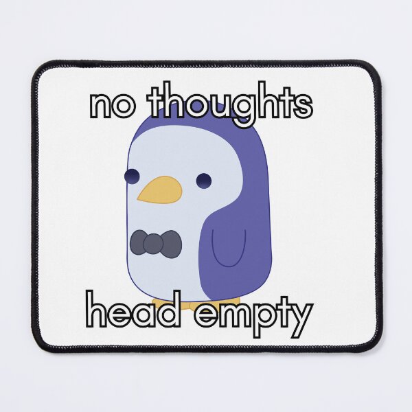 Item preview, no thoughts head empty penguin designed and sold by Neko099.