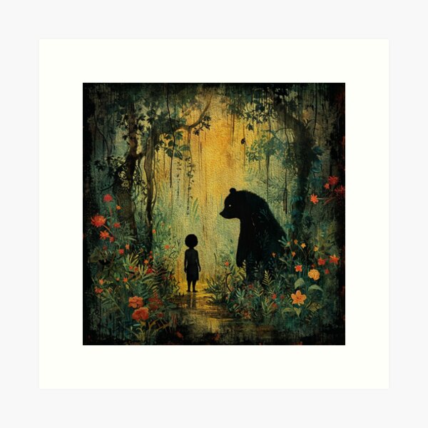 Item preview, Mowgli and Baloo: Andy Kehoe style designed and sold by sc0u7.