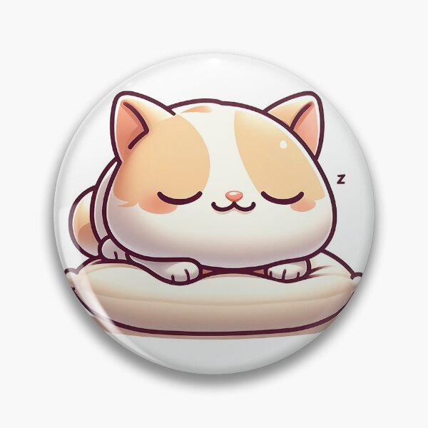 Item preview, Sleeping Orange cat on a pillow producing zzzs designed and sold by lliiaa1111.