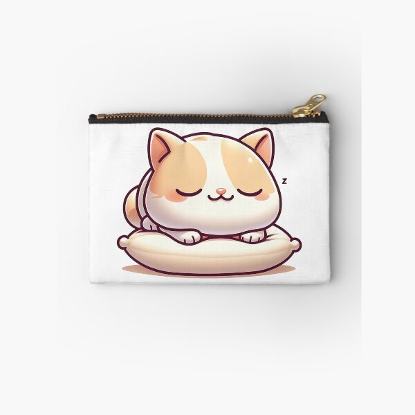 Item preview, Sleeping Orange cat on a pillow producing zzzs designed and sold by lliiaa1111.