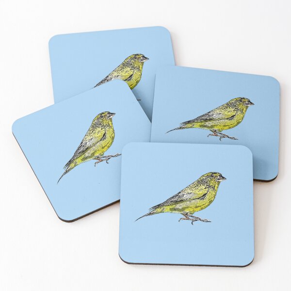 Item preview, European Greenfinch Black Alternate Design  designed and sold by designsasstultd.