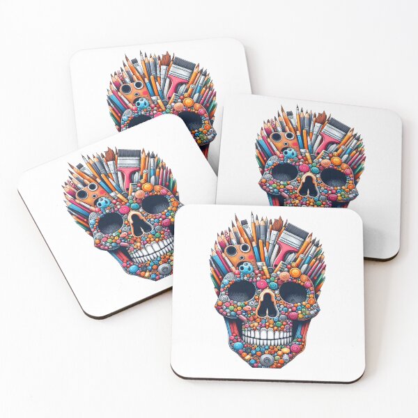 Item preview, Artist Halloween Skull Painter Pencils skeleton designed and sold by clothesy7.