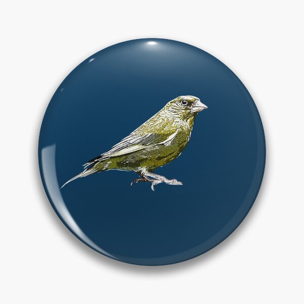 Item preview,  European Greenfinch White Alternate Design  designed and sold by designsasstultd.